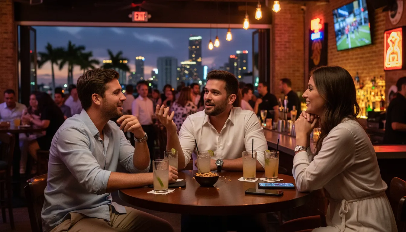 Practical city scene for Miami Nights Out: Where to Discuss the 'Tigers Game' Trend