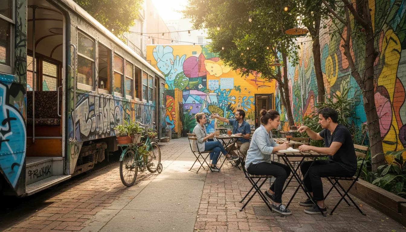 Los Angeles' Unseen Gems: Exploring Hidden Spots and Unique Finds Beyond Becky Hammon's Sphere — photorealistic Los Angeles editorial scene