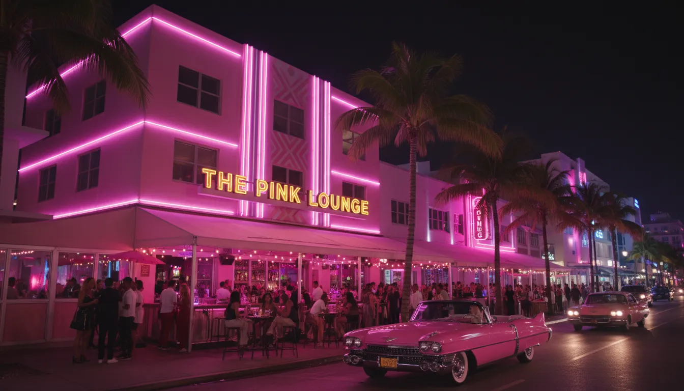 Local detail for Miami After Dark: Finding the Best Pink-Themed Bars & Vibrant Nightlife Spots