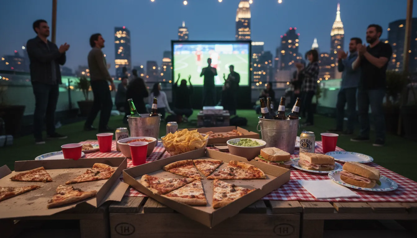 Practical city scene for Rodri Buzz: Where NYC Watch Parties Ignite Fandom and Community Spirit