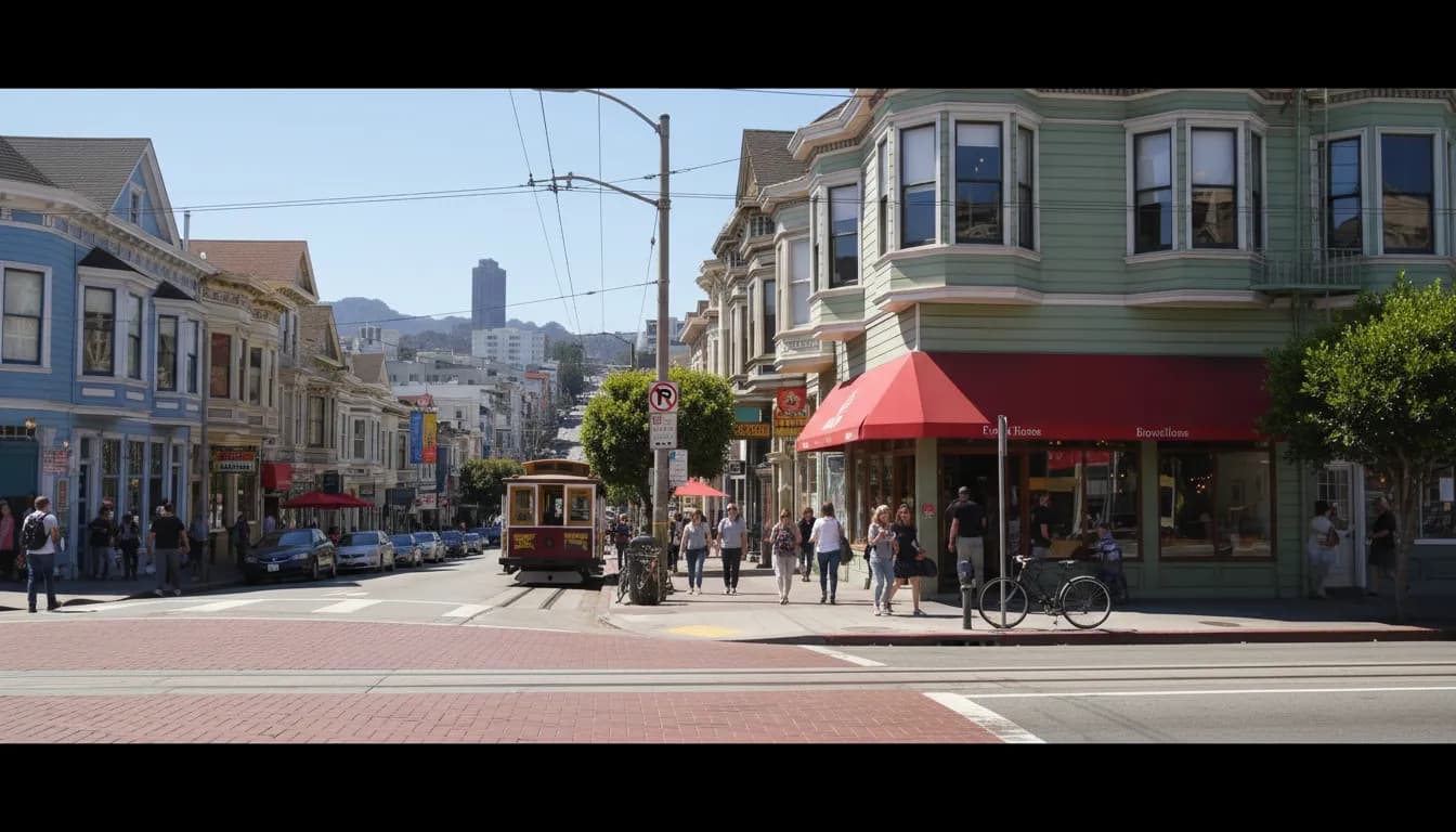 Practical city scene for San Francisco Neighborhoods: A Guide to Local Gems Beyond Teddy Bridgewater's Headlines