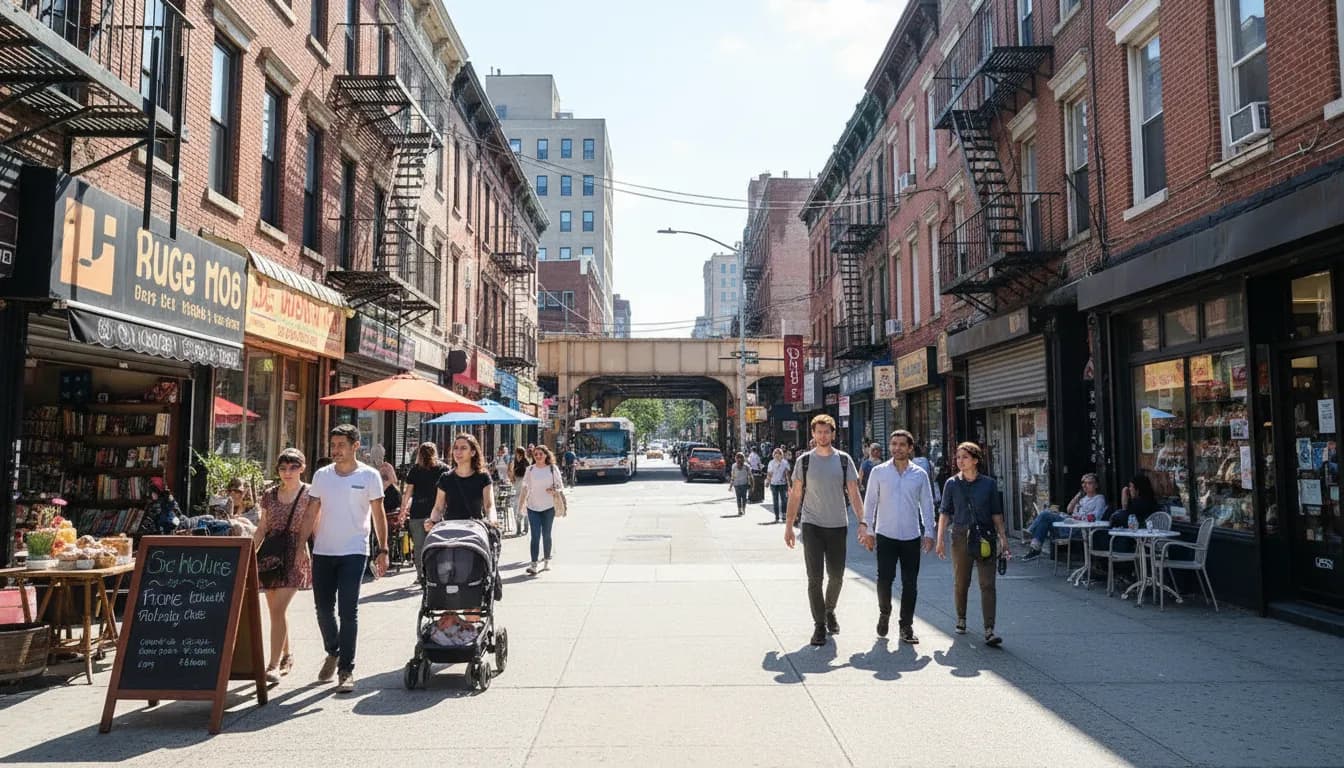 Practical city scene for New York City Neighborhood Guides: Navigating the Urban Landscape Like Jose Mourinho