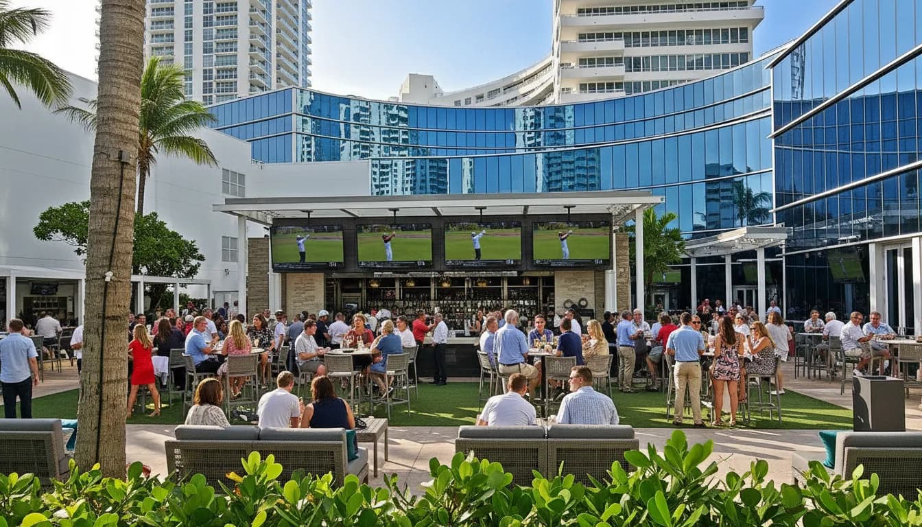 Local detail for Miami Sports Social: Connecting Over the Game, Inspired by Charl Schwartzel's Precision