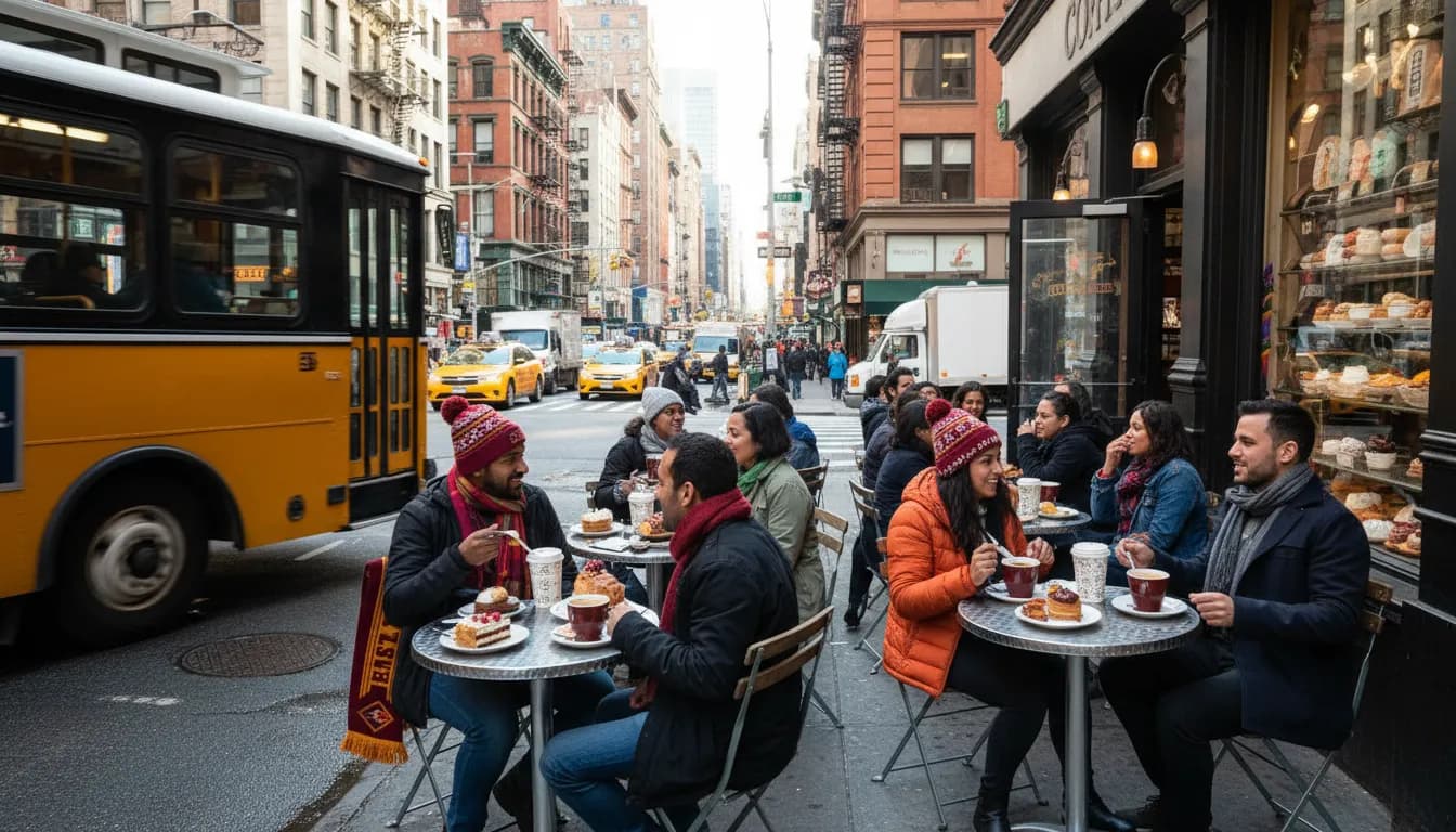 Local detail for New York City Coffee & Dessert: Fueling Up Like Real Salt Lake Fans