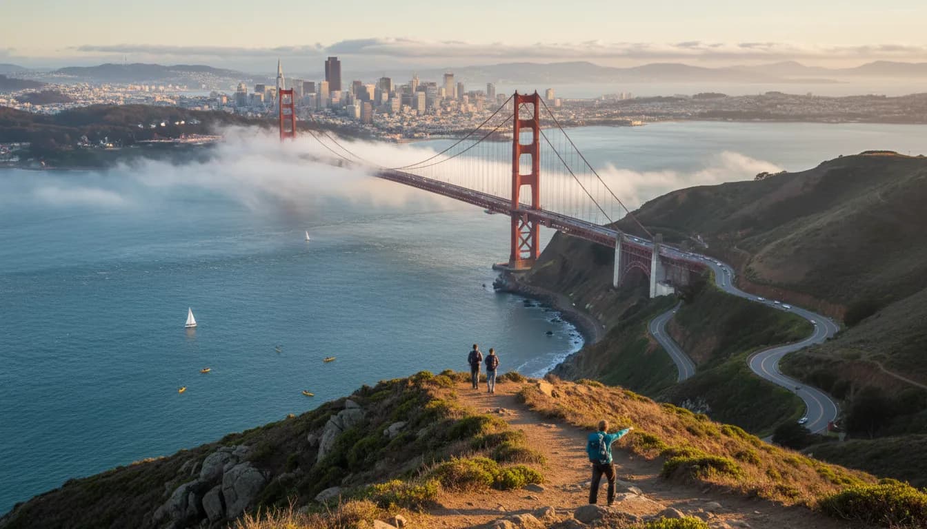San Francisco Weekend Plans: An Exploration as Vast as Greenland — photorealistic San Francisco editorial scene