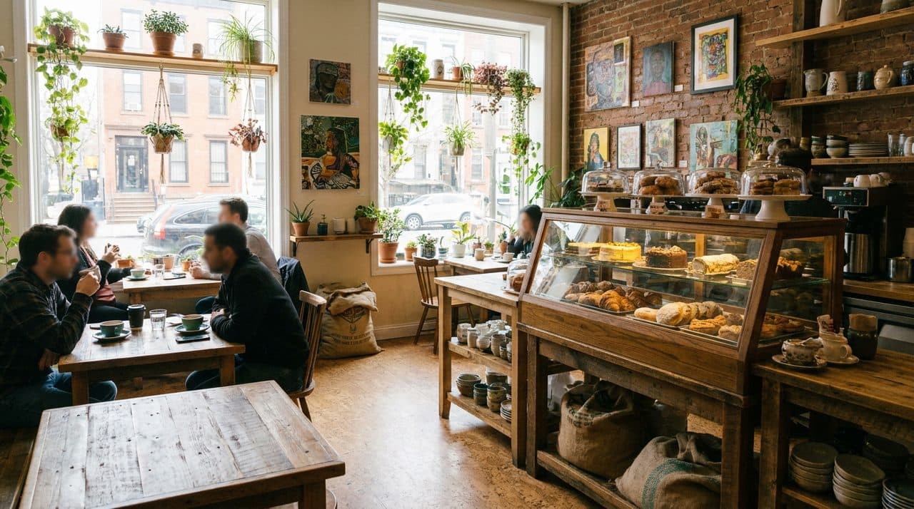 The Black-Owned Bakery and Coffee Shop on a Bed-Stuy Block - cover