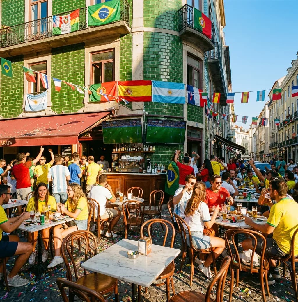 Greek cafés in Astoria stream World Cup matches while home run derby 2026 plays overhead - World Cup 2026