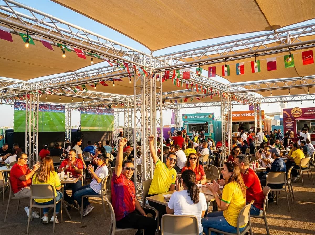Jackson Heights produce markets string up projectors for World Cup and leave them running through summer 2026 closing time - World Cup 2026