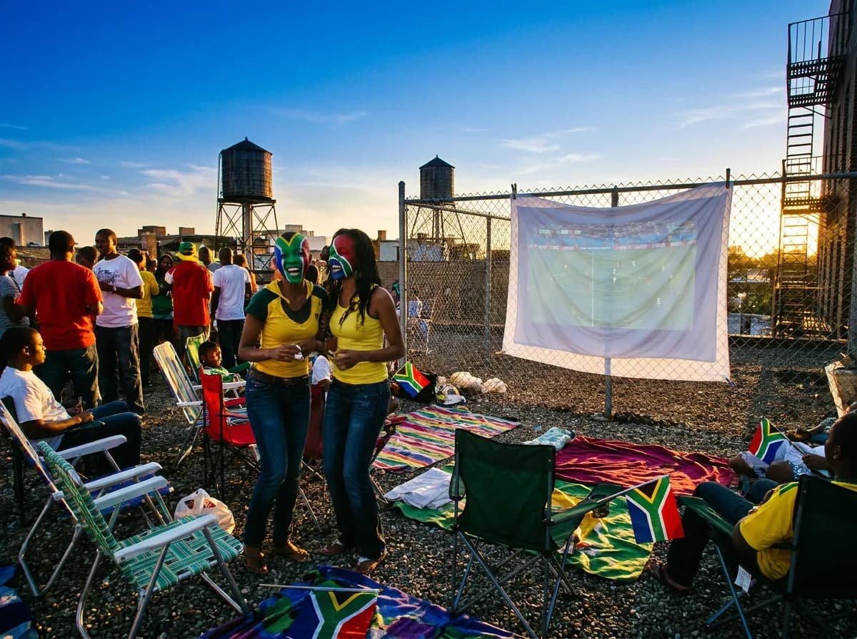Lower East Side tenement rooftops host World Cup screenings with borrowed projectors and views better than rooftop bars NYC charge for - World Cup 2026