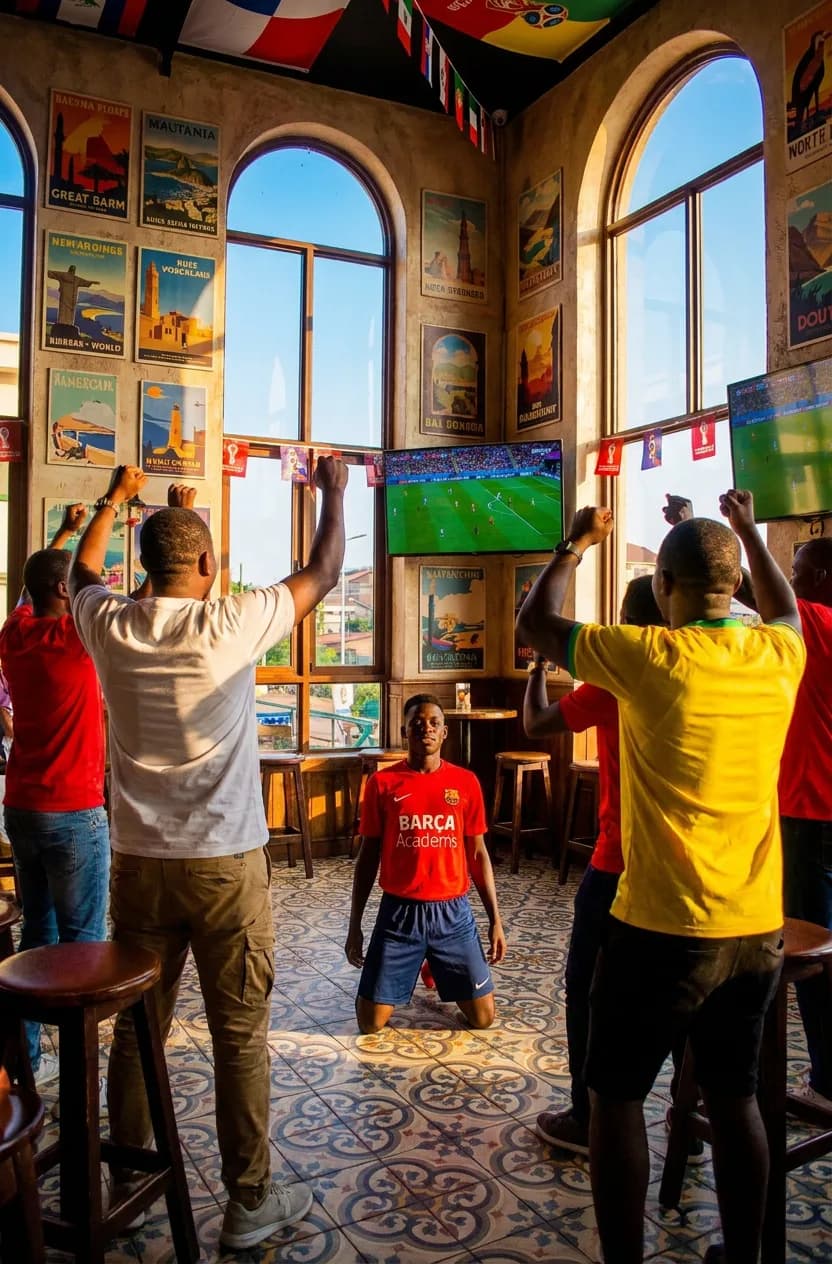 The diaspora bar on Avenida Amsterdam holds three generations of Moroccan fans during penalty shootouts - World Cup 2026