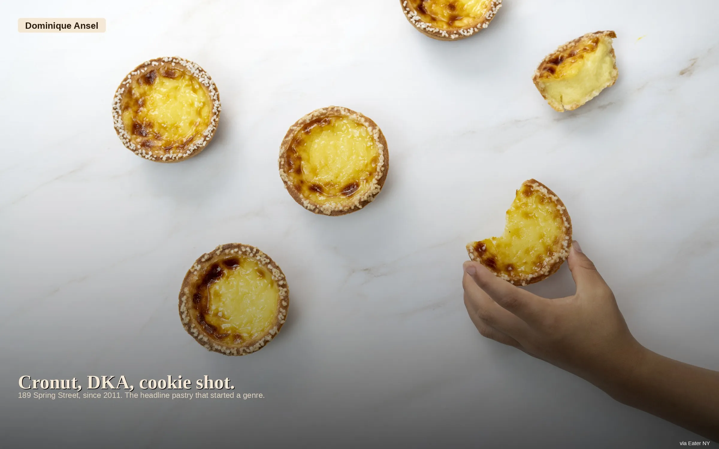 Dominique Ansel Bakery — the Cronut shop on Spring St. Photo via Eater NY.