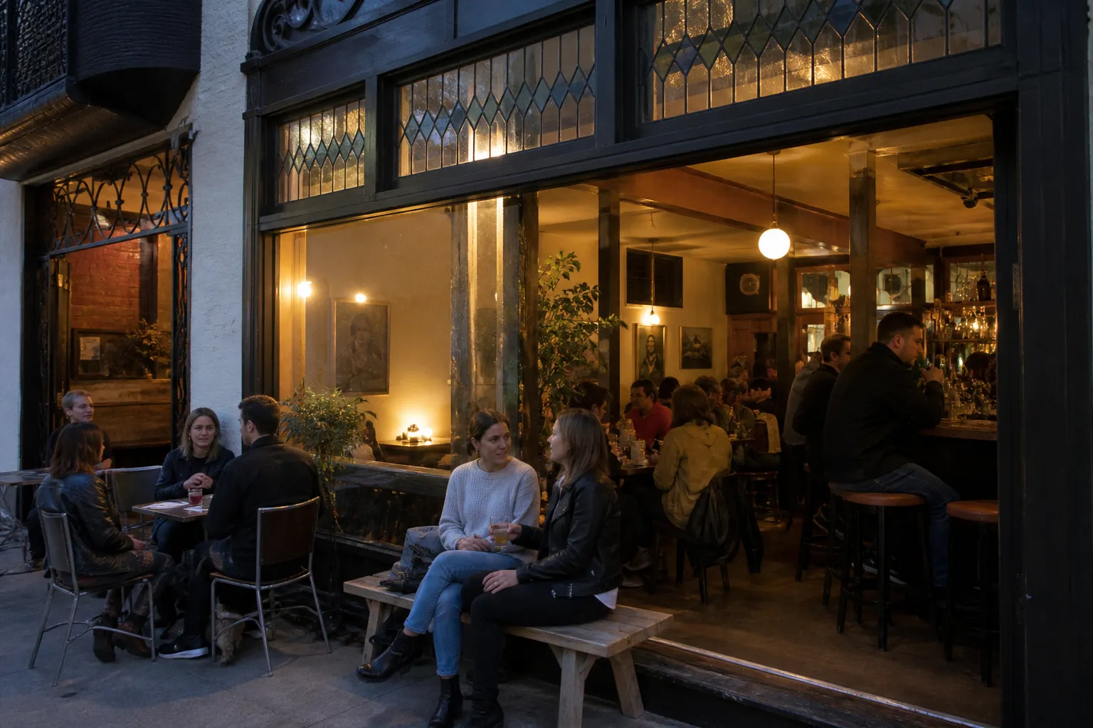 Editorial city scene for best cafes in in SF