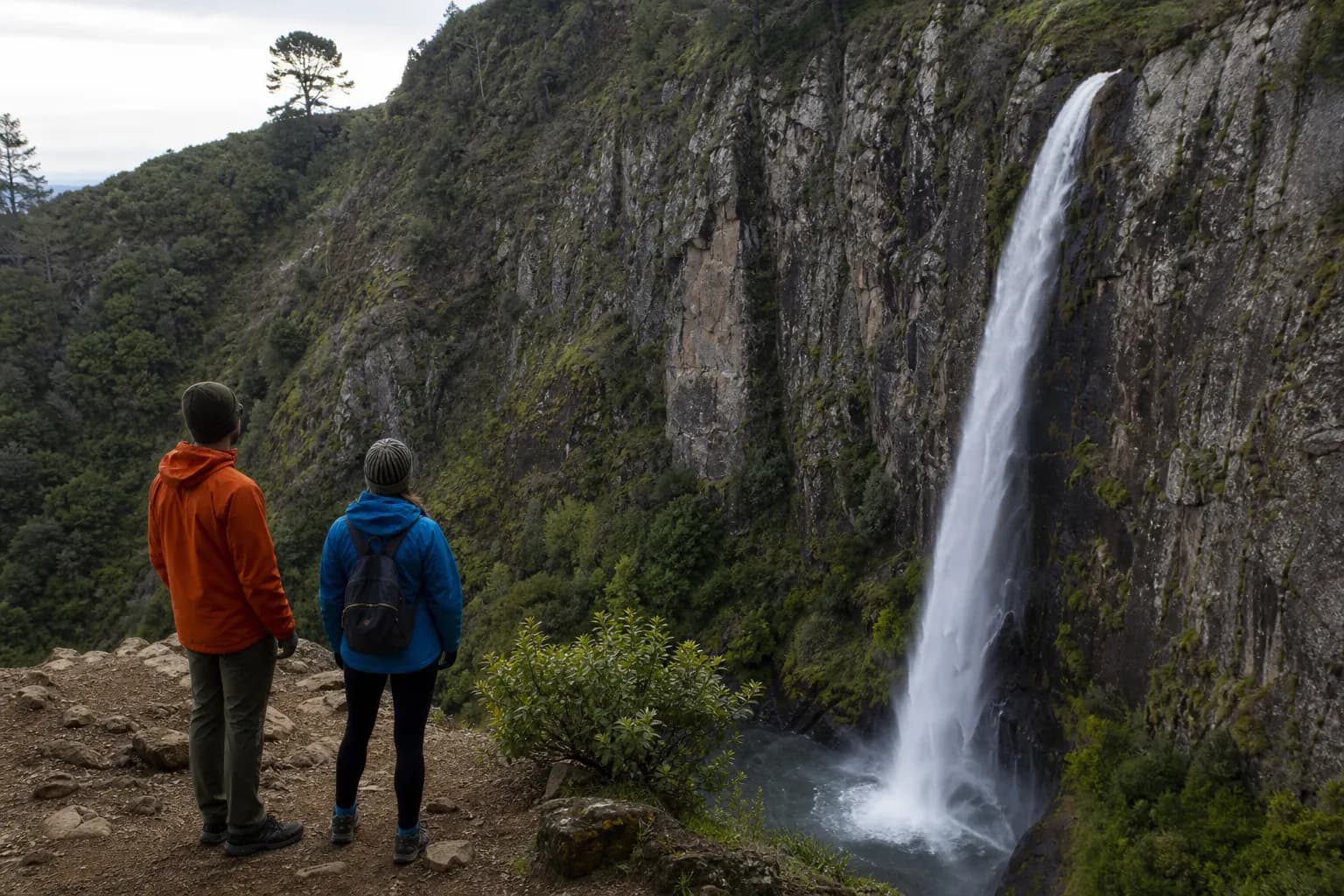 Editorial city scene for best waterfall hikes in SF