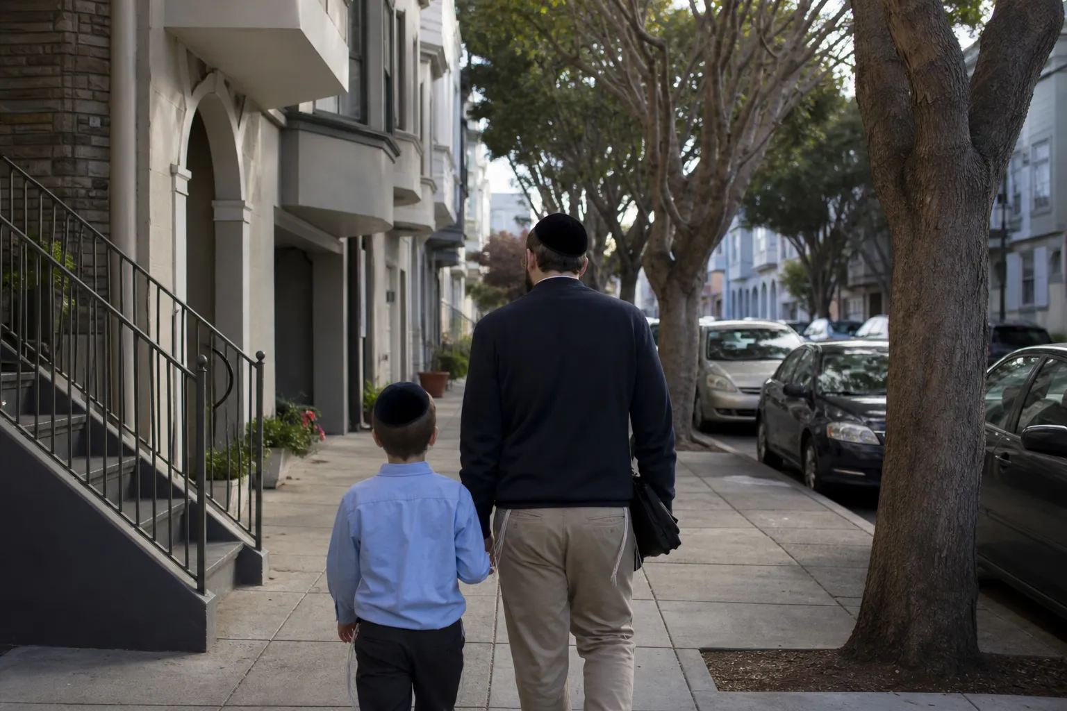 Editorial city scene for what is rosh hashanah in SF