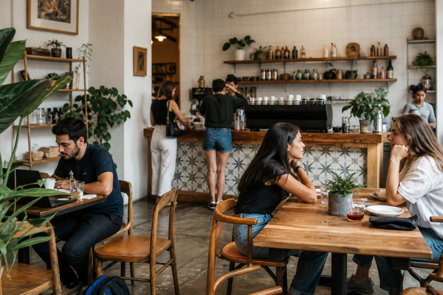 Editorial city scene for best cafes in in Miami