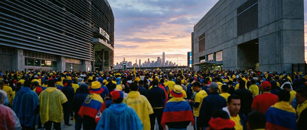 Ecuador's Training at MetLife Has Jackson Heights Waking Before the New Jersey Turnpike Lights Up