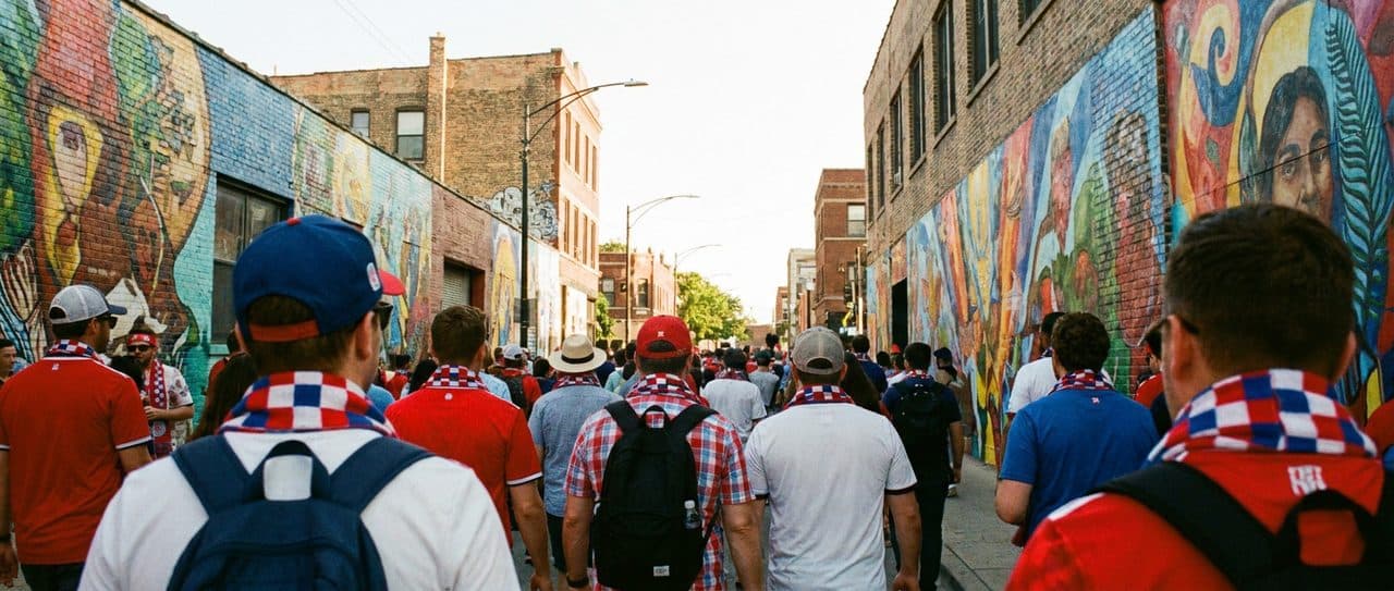 Croatia Supporters Route Through Chicago's Pilsen to Find Their World Cup Scene
