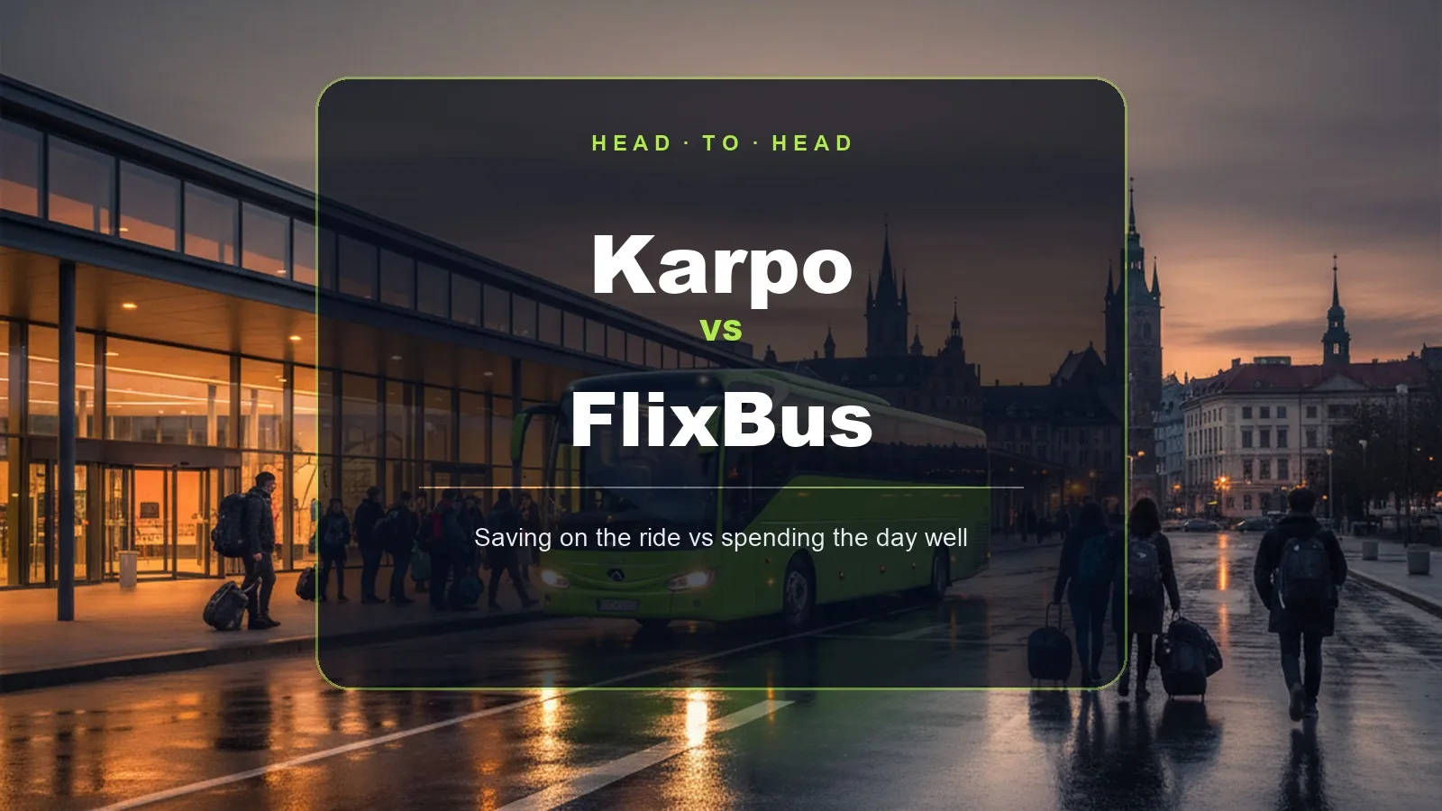 Editorial comparison of Karpo and FlixBus
