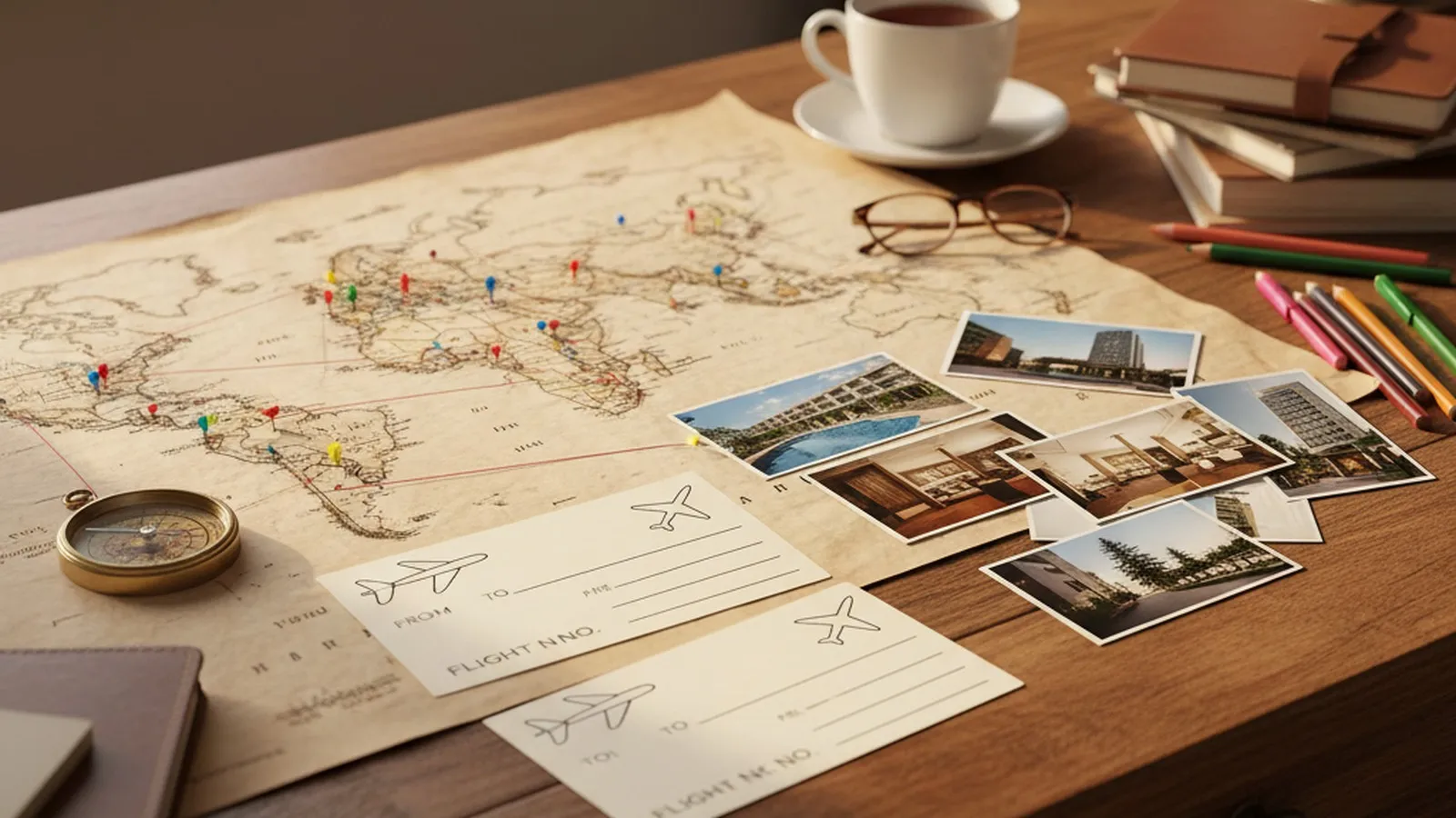 Real-world editorial scene showing Karpo's proactive local planning compared with Google Travel
