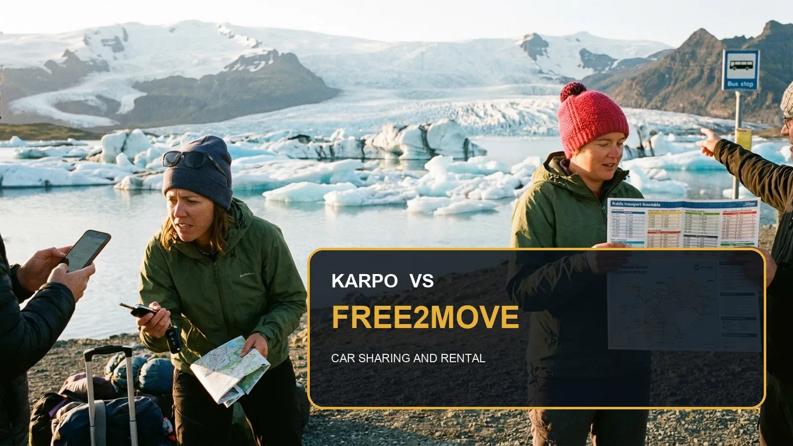 Karpo versus Free2move in a photorealistic editorial comparison.