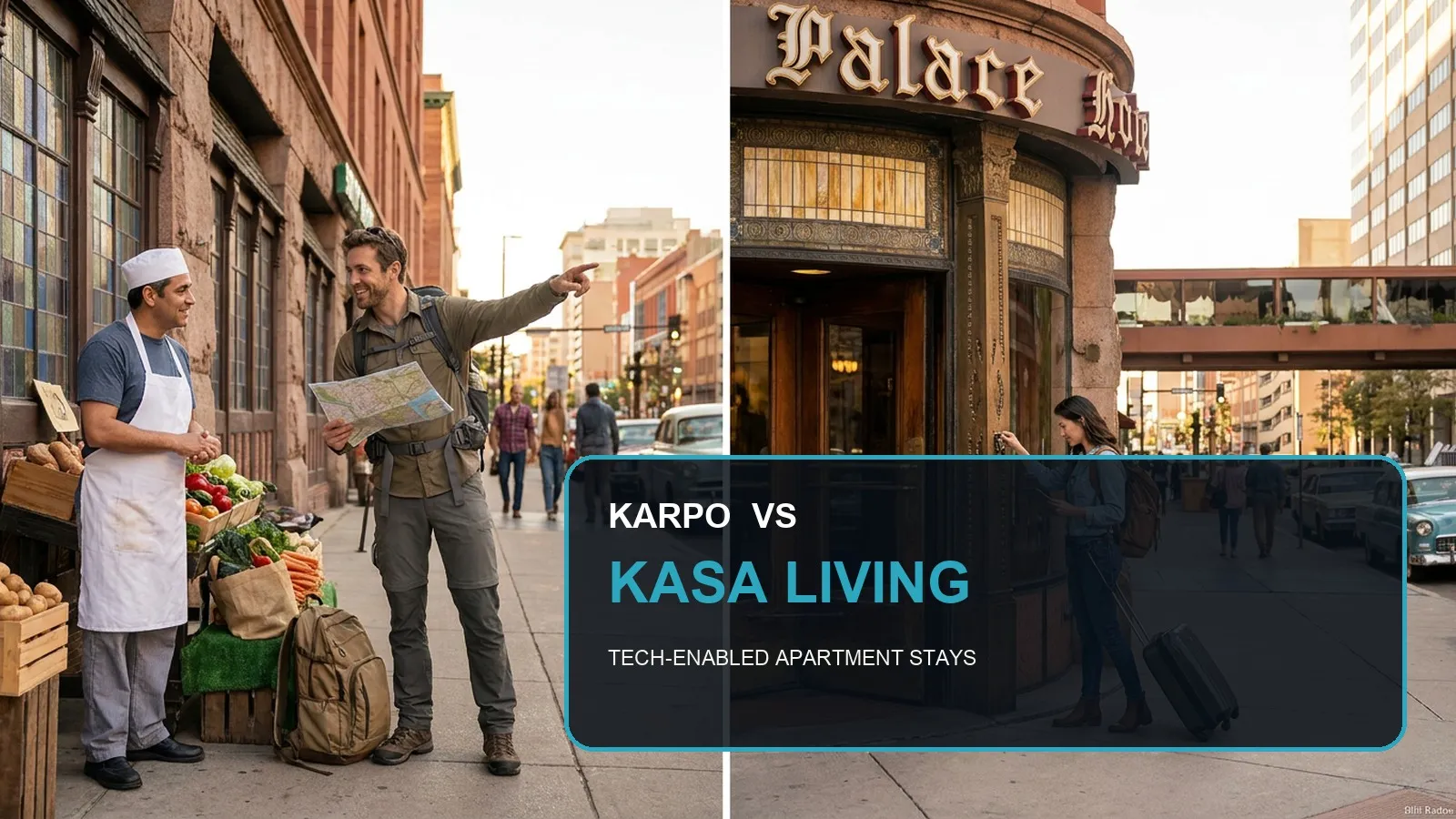 Karpo versus Kasa Living in a photorealistic editorial comparison.