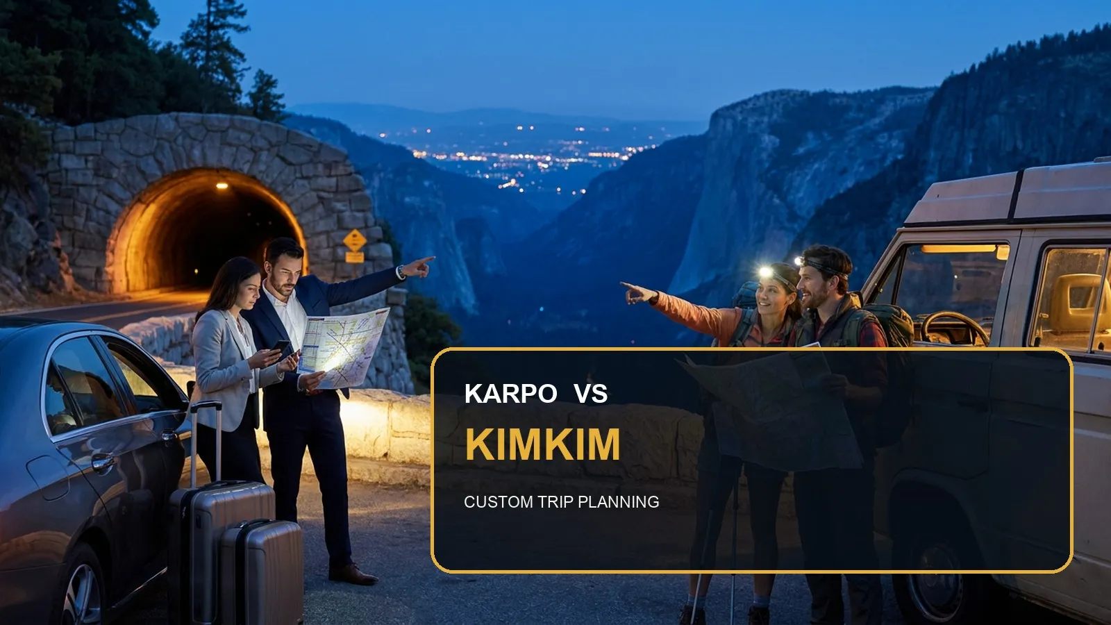 Karpo versus kimkim in a photorealistic editorial comparison.
