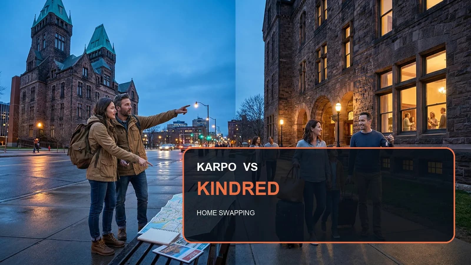 Karpo versus Kindred in a photorealistic editorial comparison.