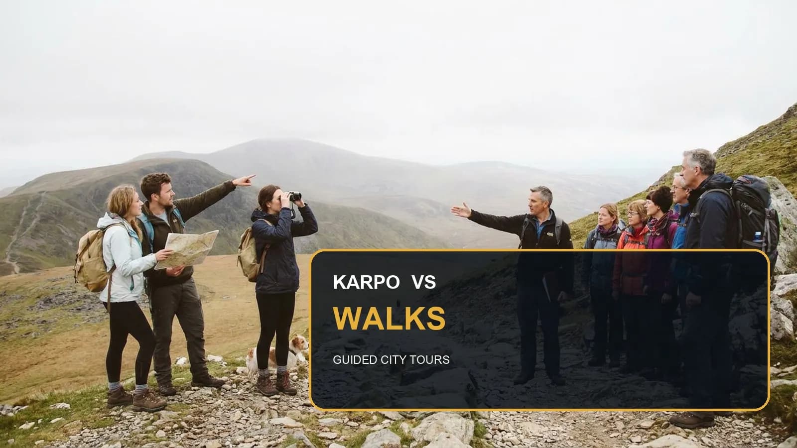Karpo versus Walks in a photorealistic editorial comparison.