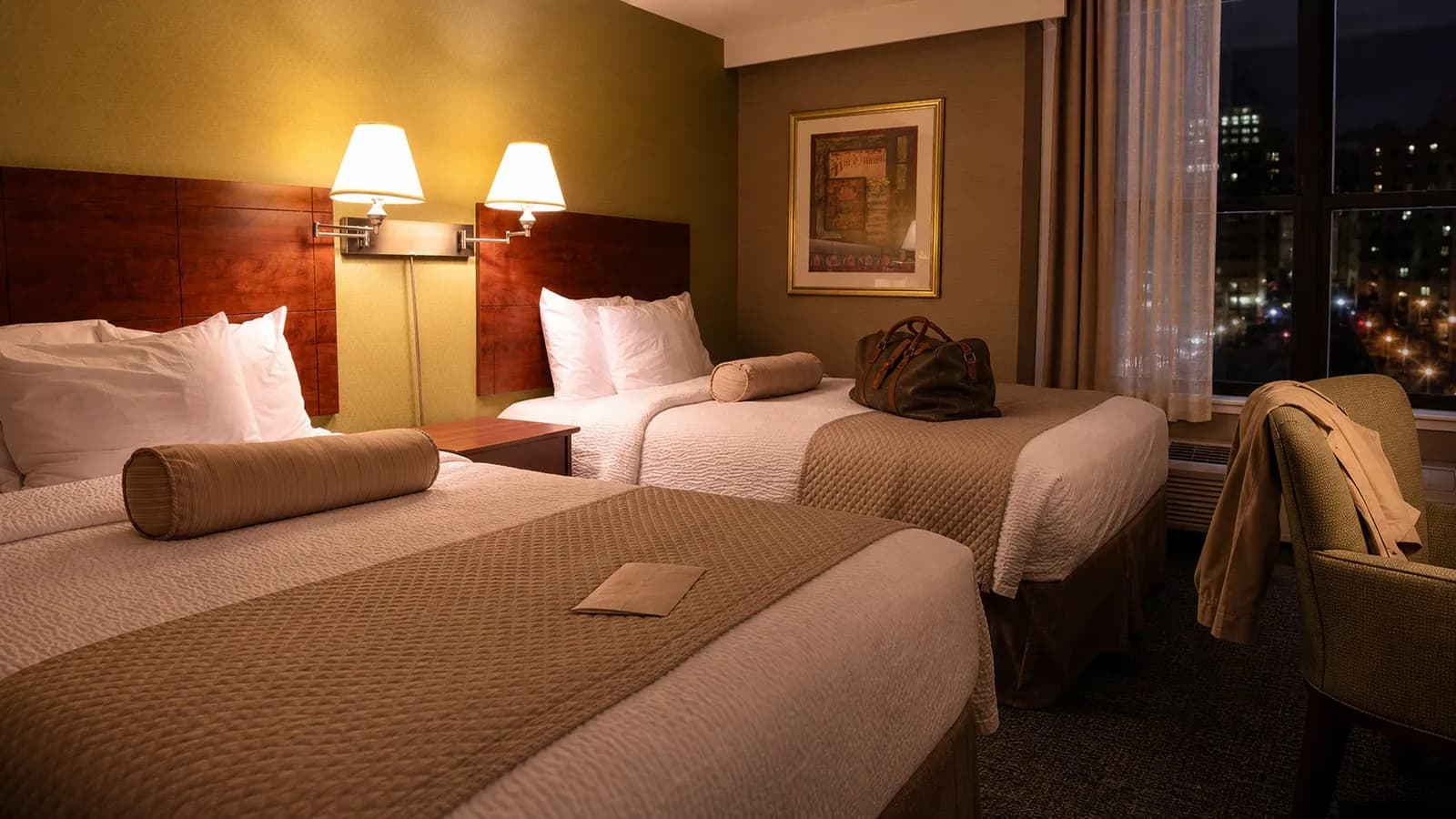 A real hotel room representing HotelTonight's last-minute booking strength