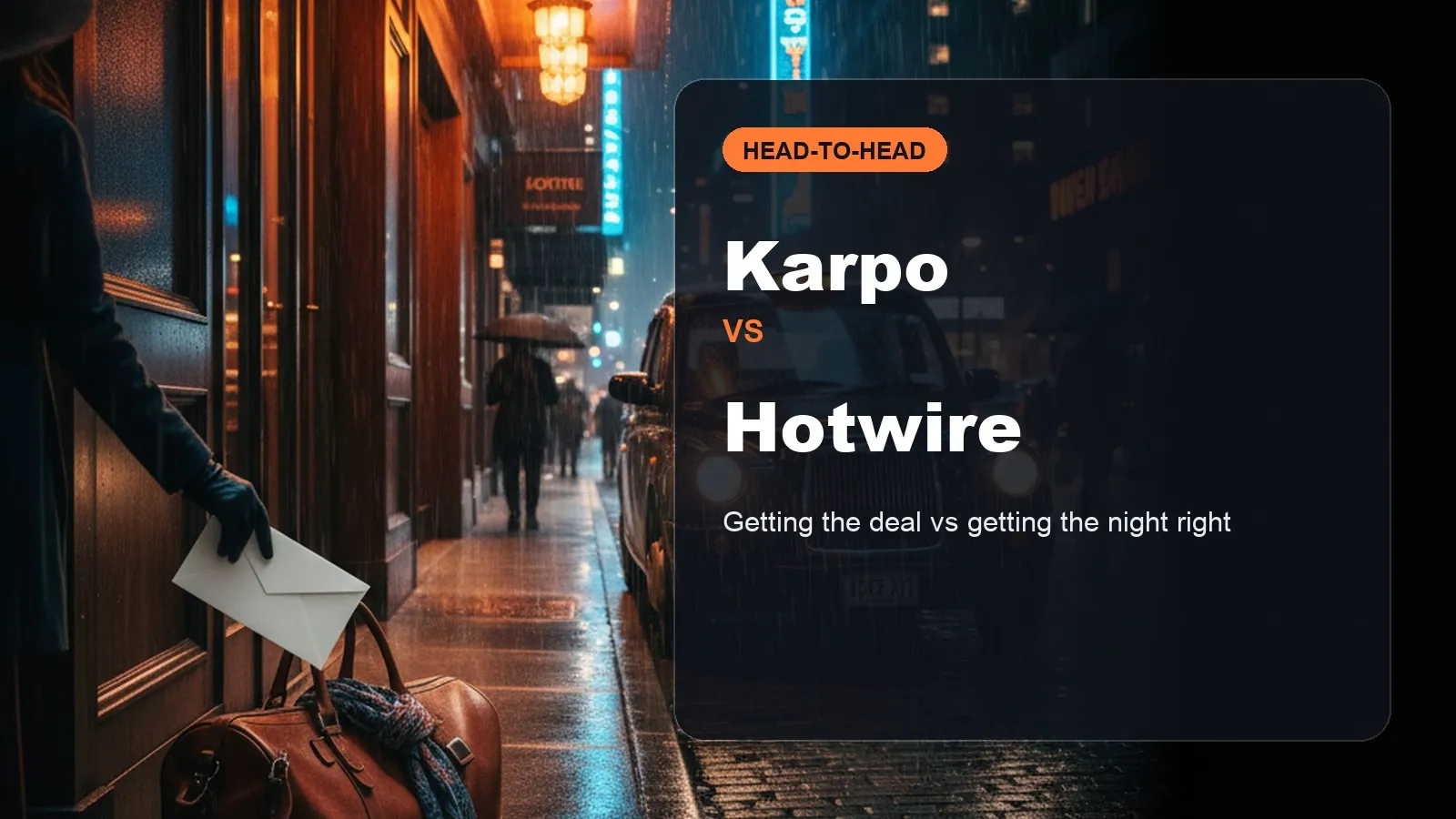 Editorial comparison of Karpo and Hotwire