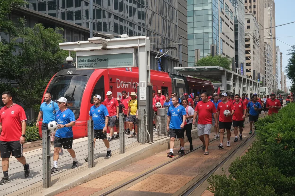 Houston NRG: METRORail Heat Plan route image