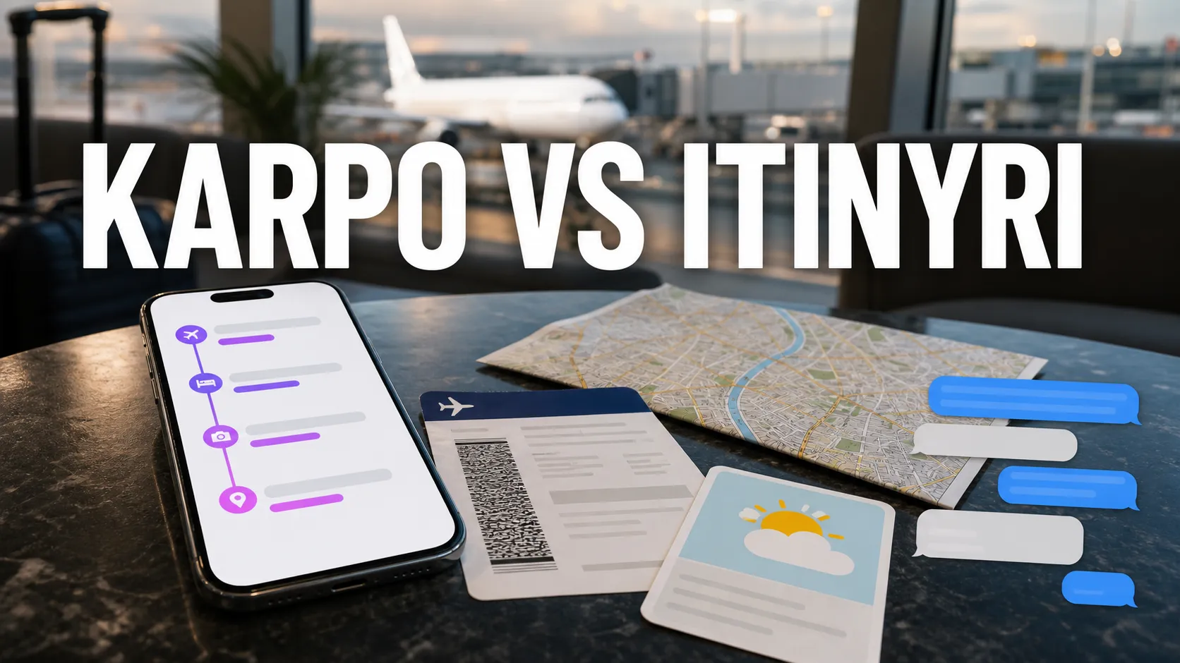 Karpo versus iTinyri for planning and live city travel support
