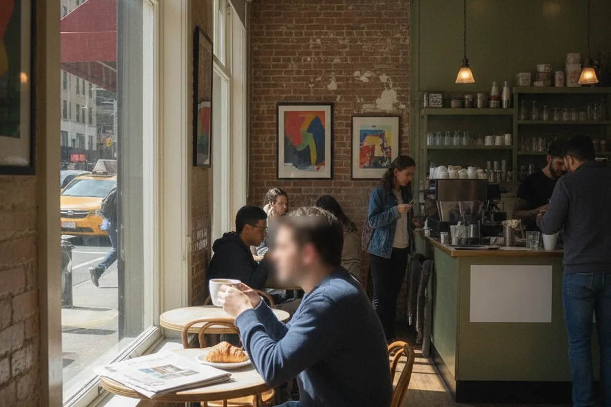 NYC experience scene for Where to Find the Best Puerto Rican Coffee and Pastries in NYC, a Nod to edgar berlanga's Heritage