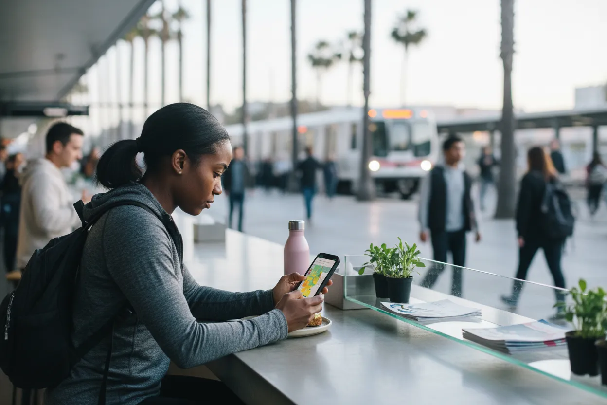 Local detail for LA Air Quality Guide for Outdoor Workouts and Commutes
