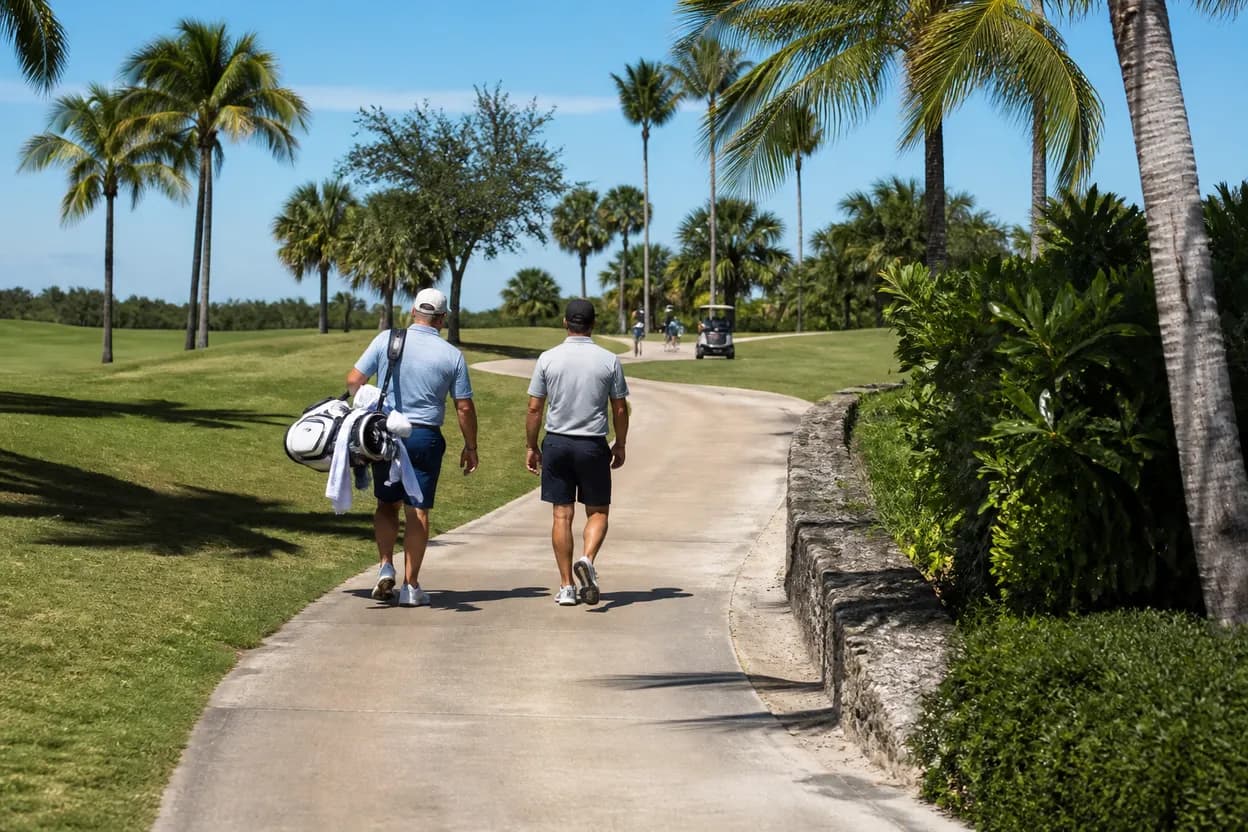 Miami experience scene for Honoring Matt McQuillan Canadian Golfer: Miami Golf Course Etiquette Guide