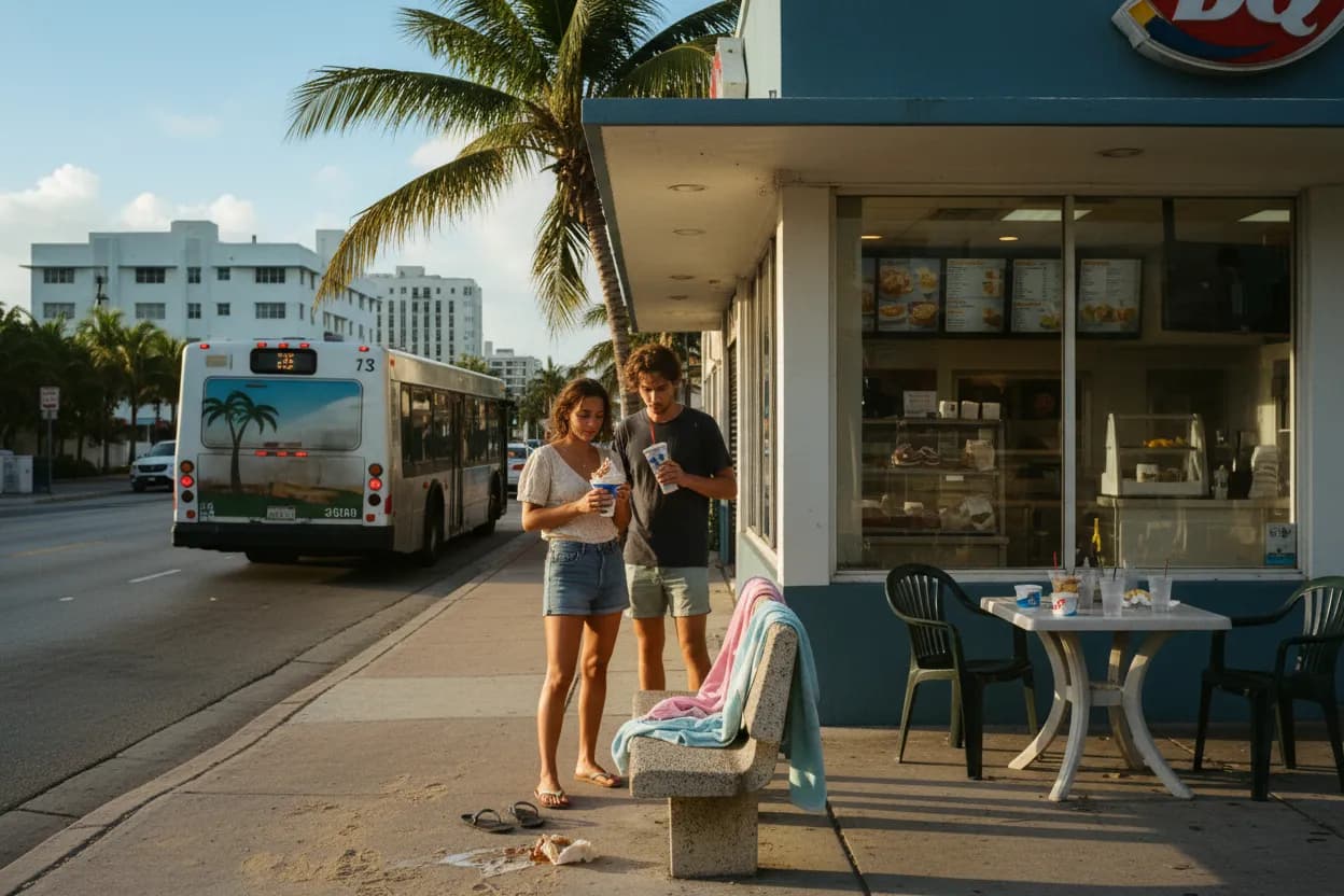 Local detail for Miami Dairy Queen Near Me for Post-Beach Treats