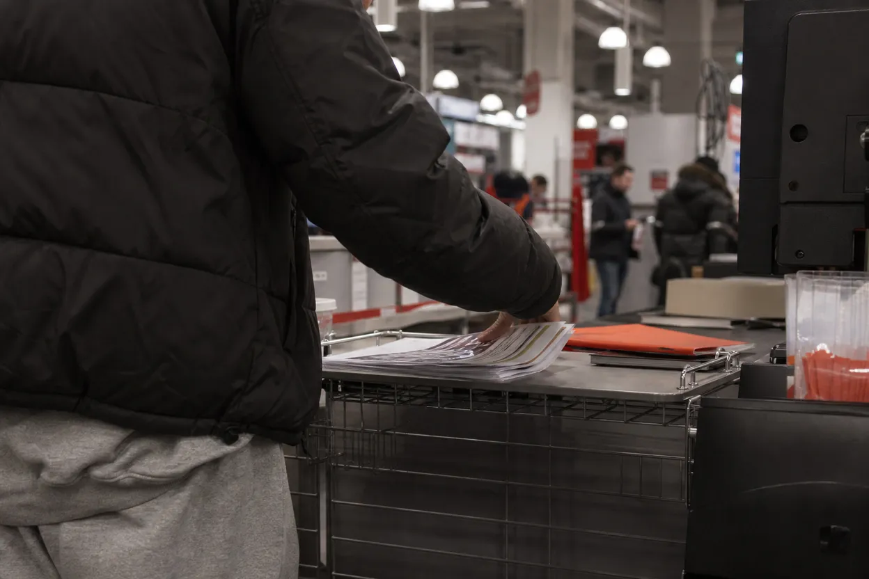Editorial detail for Staples Queens Place Mall Supply Run With Elevator Checks for Parents