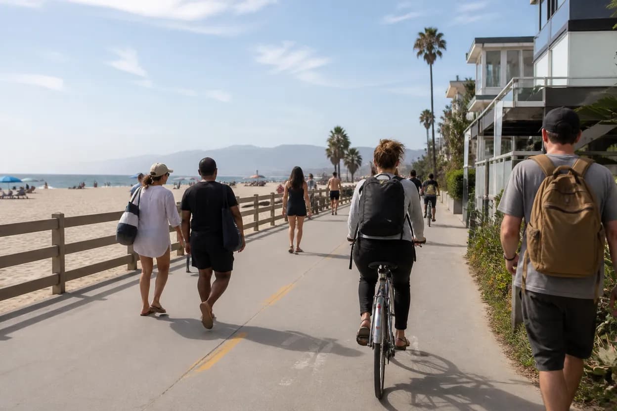 Los Angeles experience scene for Discover Free Fitness Classes in LA, Inspired by 'luke kuechly's' Dedication