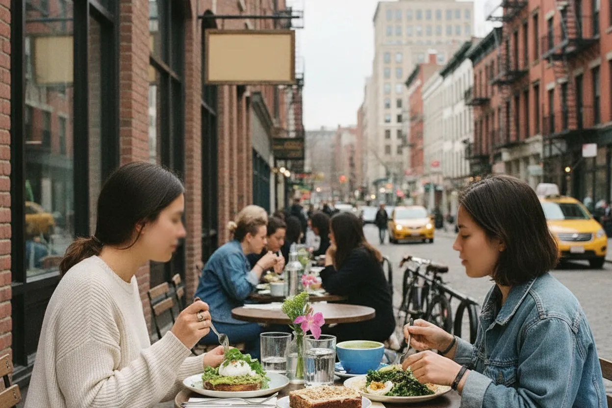Cover scene for Where to Find the Healthiest Brunch Spots in NYC for a kelly ripa-Approved Lifestyle