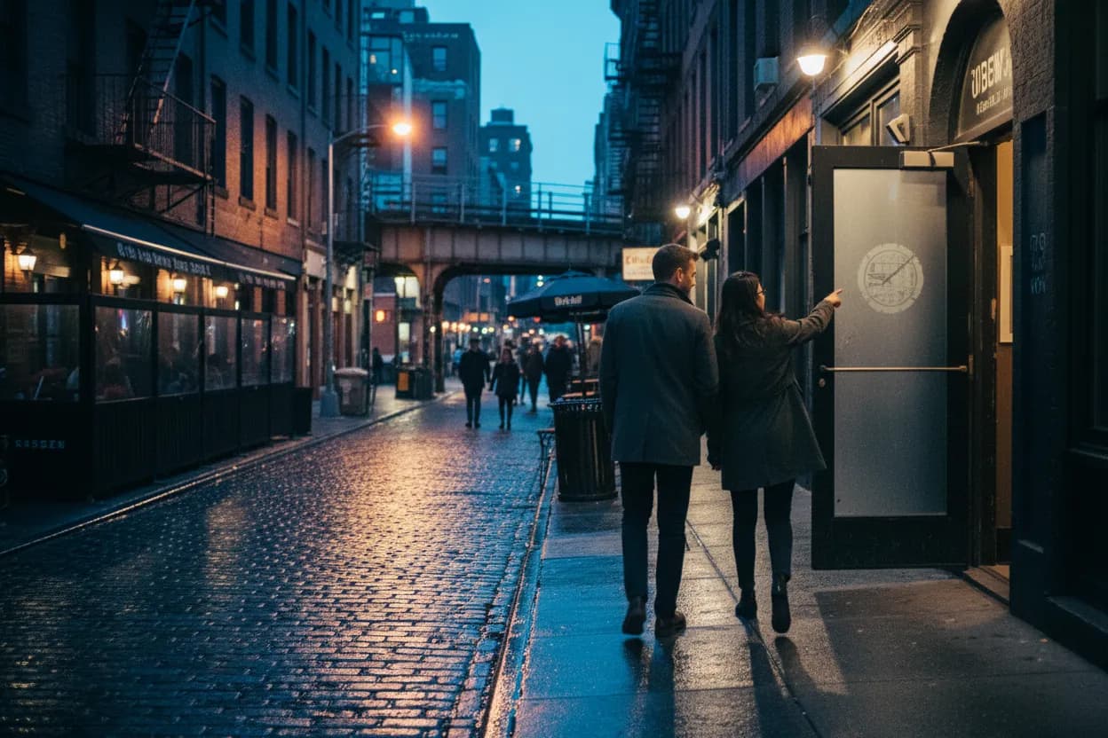 Practical city scene for david ellison: Where NYC Can Talk Without Shouting