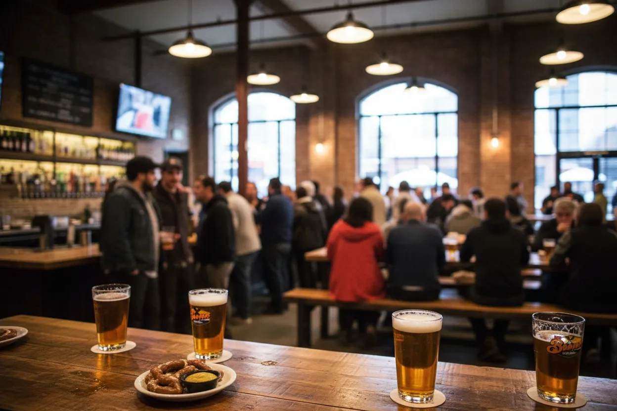 Cover scene for Bronx Beer Hall After Arthur Avenue When Dinner Ends Too Early