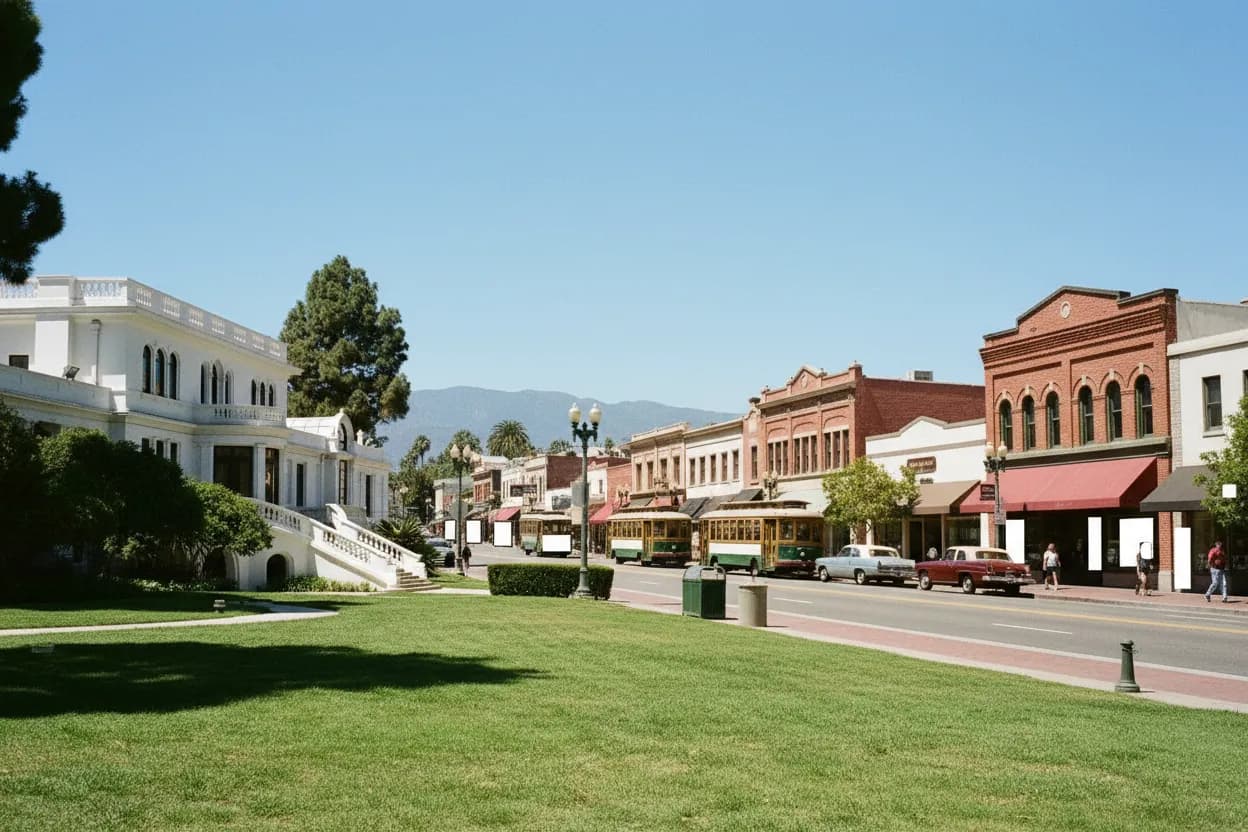 Cover scene for william lawrence Pasadena History Check Along Raymond Avenue
