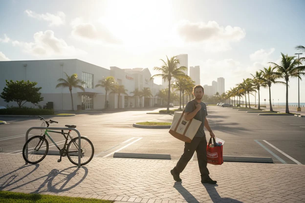 Practical city scene for Miami Harbor Freight Near Me for Boat and Home Projects