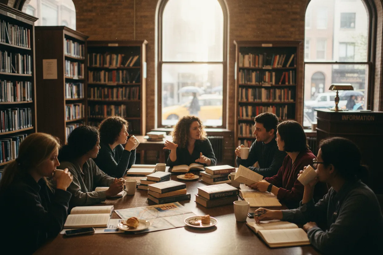 Local detail for NYC Book Clubs Guide for Social Reading Nights