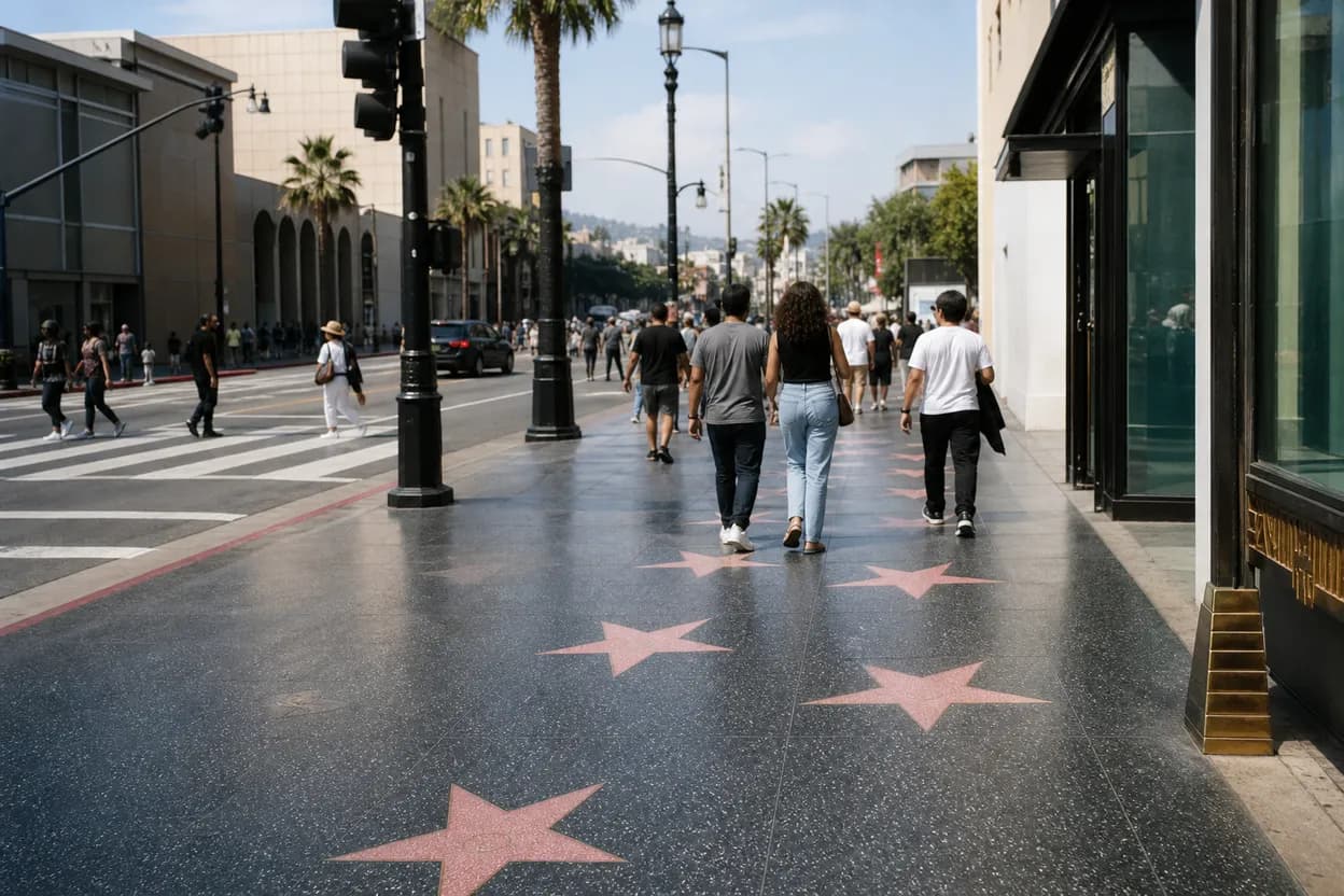 Cover scene for earth wind and fire Walk of Fame Free LA Stroll