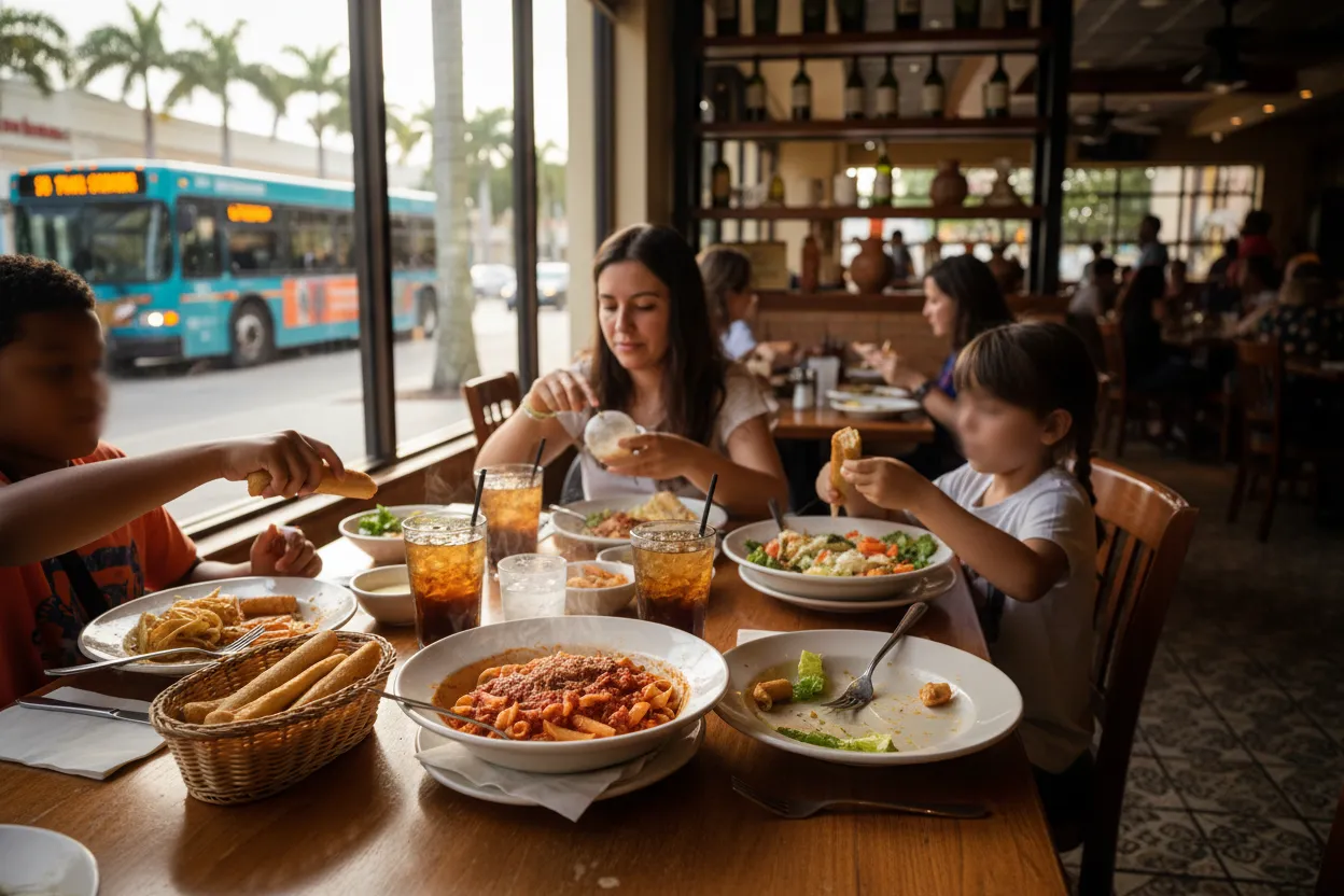 Local detail for Miami Olive Garden Guide for Family Dinners and Reservations