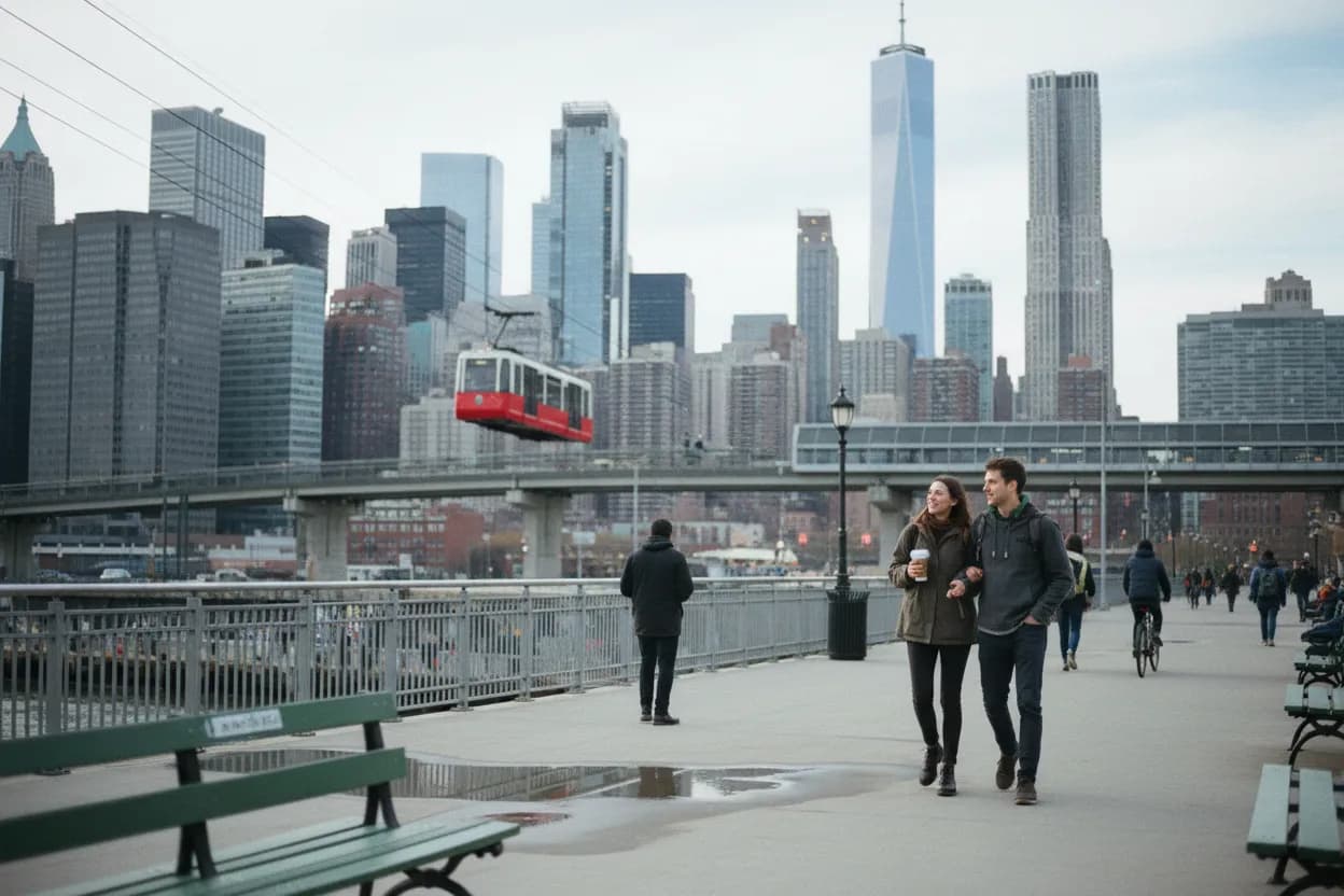 Practical city scene for Roosevelt Island Tramway NYC Guide for Scenic Weekend Rides