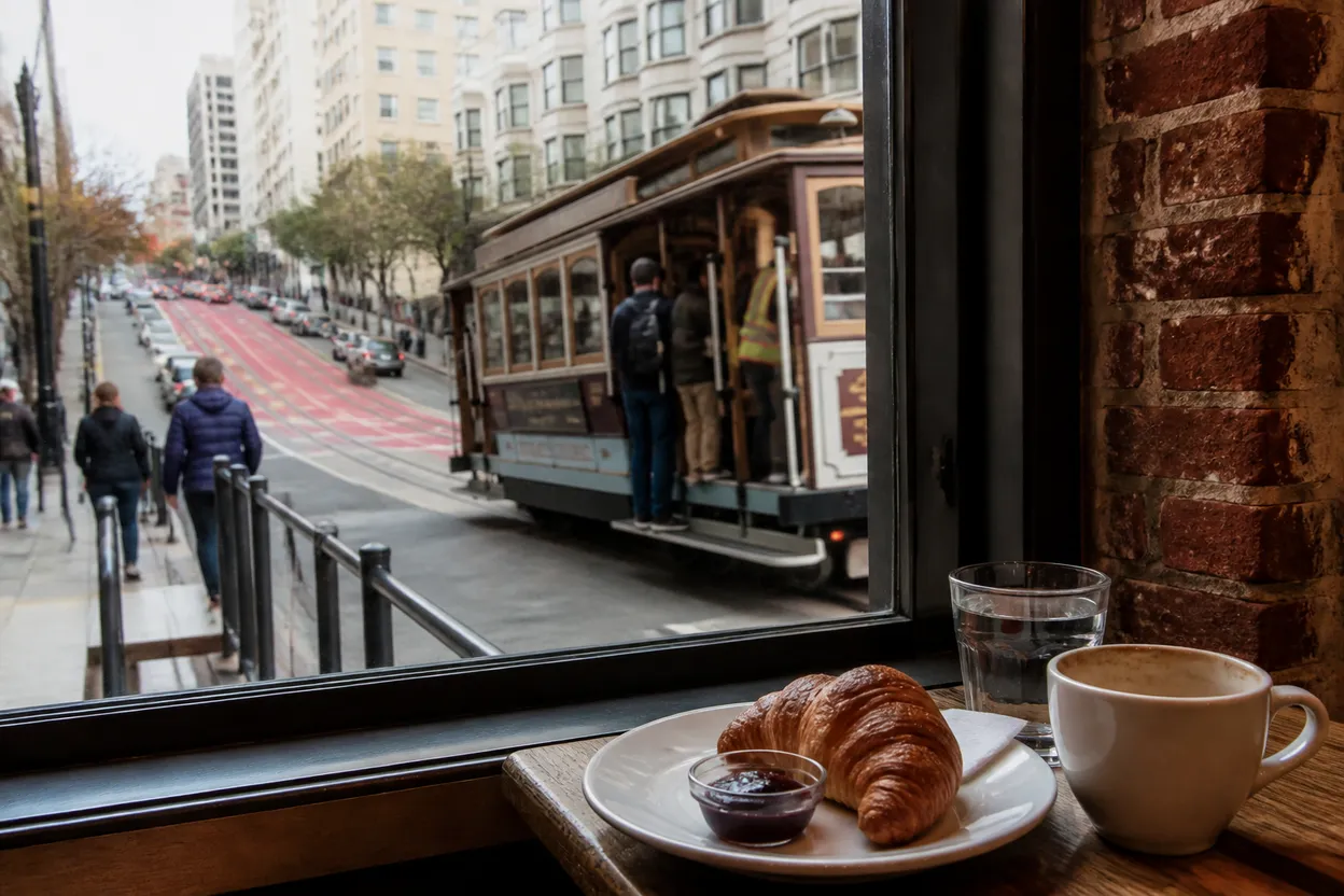 Realistic city scene for martha reeves: A Quieter San Francisco Culture Route