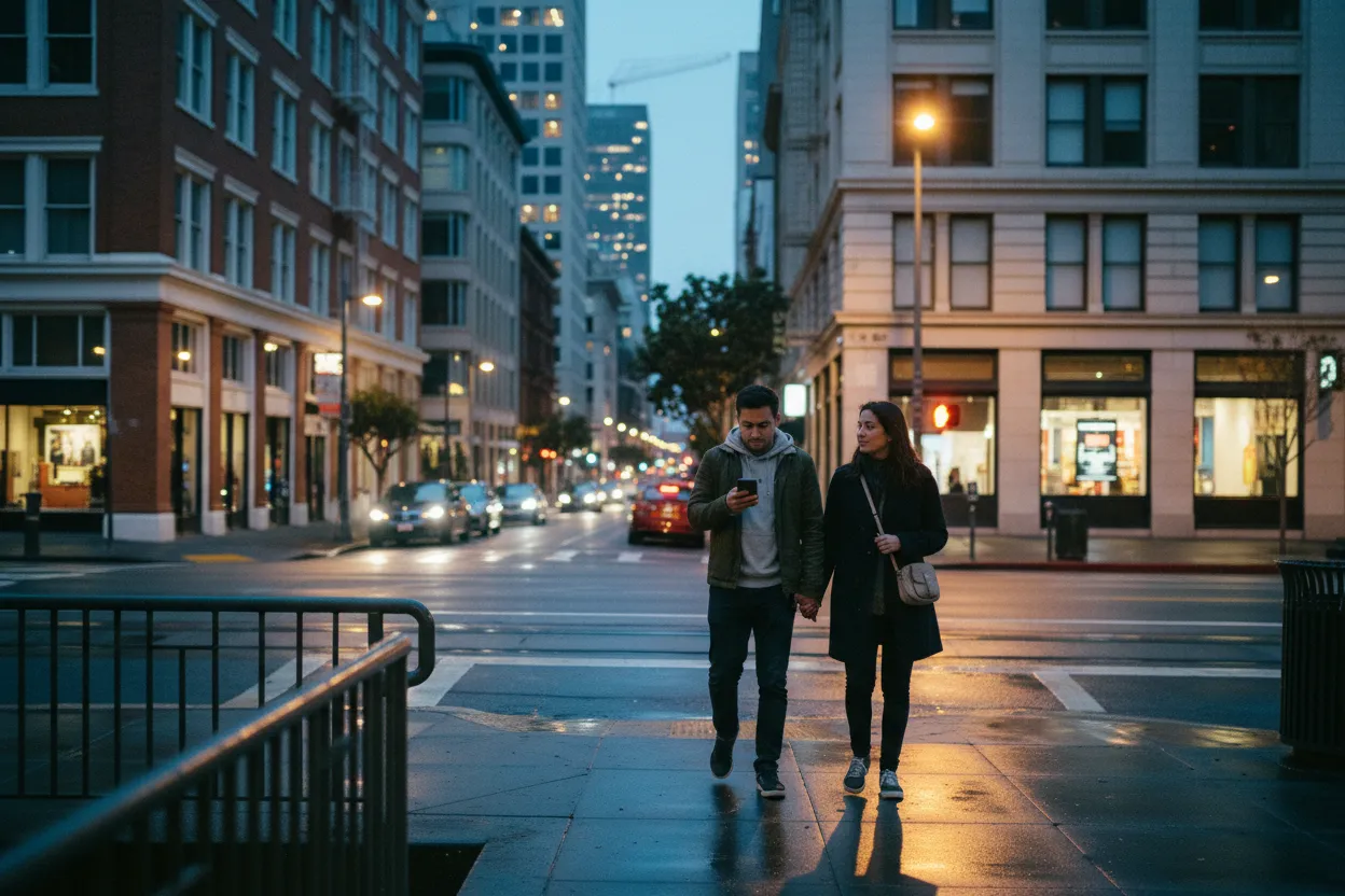 Practical city scene for SF Concerts Near Me Tonight: Last-Minute Venue Search