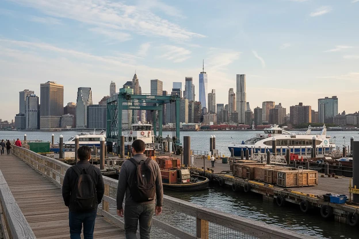 NYC experience scene for Brooklyn Navy Yard Public Art Walk: A Low-Cost Detour With Bus Math